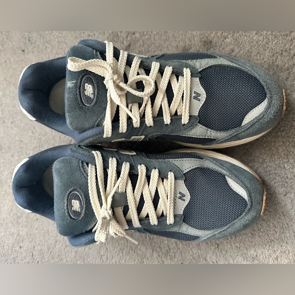 New Balance Men's Sneakers - Blue, Gray, Green - Picture 11 of 12